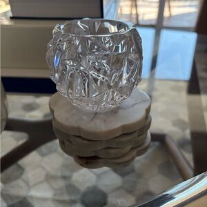 Tiffany & Co. Crystal Candle Holder